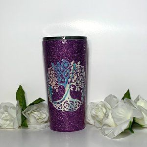 Purple Tree of Life Tumbler